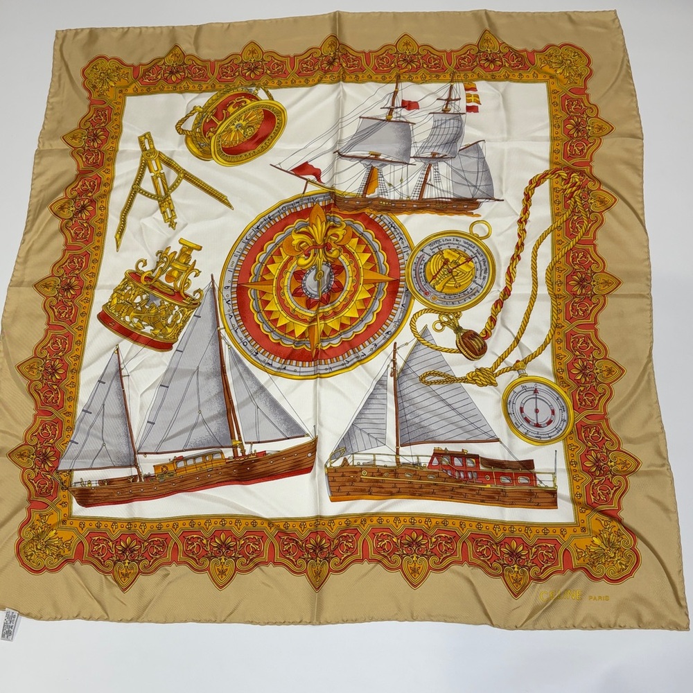 Celin Silk Scarf - Picture 4 of 16